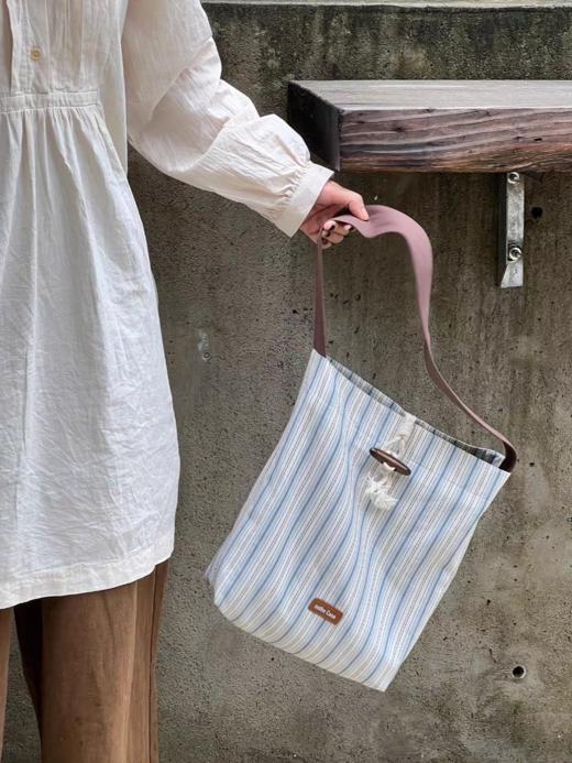 nothe Case布然/LW177/「兰纹」条纹大容量托特水桶包 商品图0