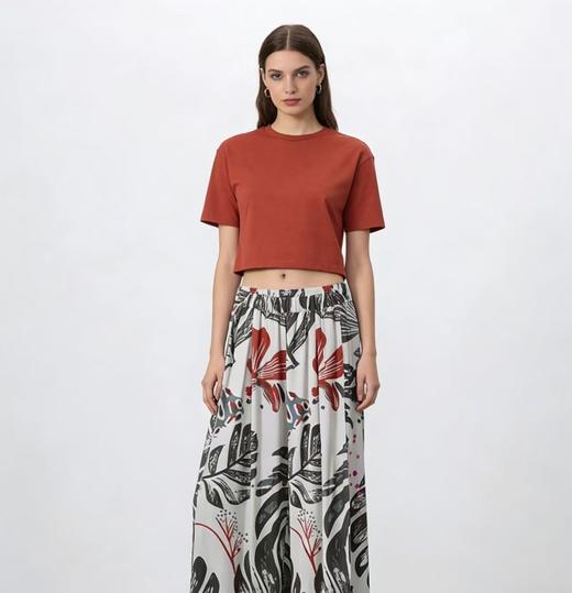 【mix relax系列】SCHIESSER德国舒雅女短袖短款上衣100%棉 230g/m2  30/26992M 商品图7