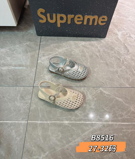 新款方口半凉鞋8516  27-32码