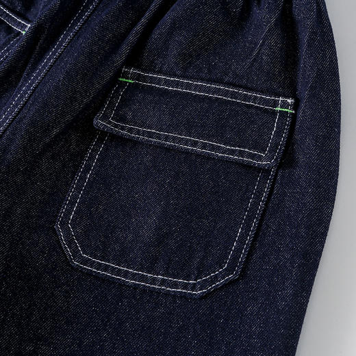 【户外软牛仔长裤】棉花堂 牛仔长裤 活性染色  A类 柔软有型 耐磨   FD61108-1 商品图8