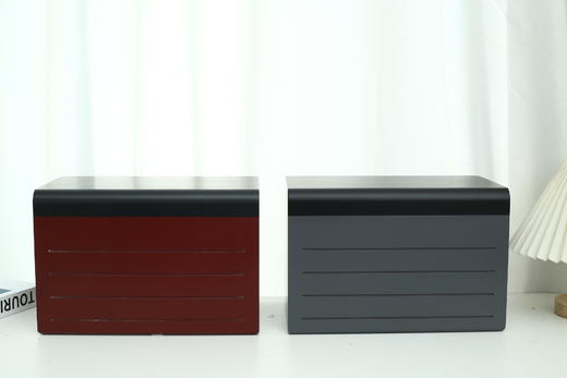 红色中式骨灰盒殡仪用品木质骨灰翁木盒丧葬寿盒殡葬环保材质纪念 商品图1