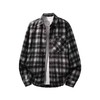 重磅法兰绒彩格口袋衬衫美式复古格子中性简约衬衫休闲廓形百搭男女外套 商品缩略图4
