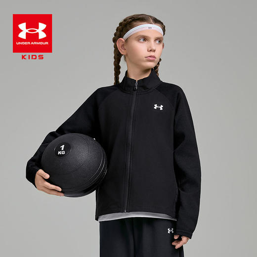 【特惠福利】Under Armour安德玛儿童 高弹耐磨抗皱，一体织工艺 拼接外套253124103 商品图2