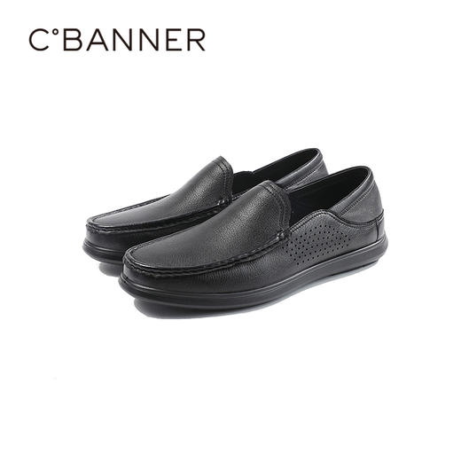 千百度2026春季男鞋手感细腻纹理清晰柔感鞋A26115151 商品图4