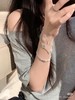 毒家！过奢优，梵克雅宝白金小六花手链施华洛世奇水钻满钻手链 商品缩略图5