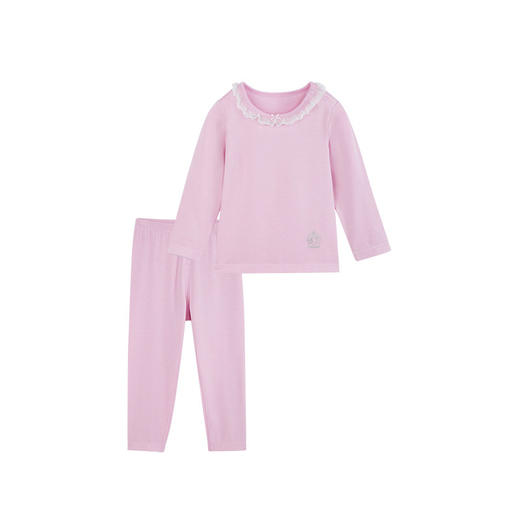 英氏儿童莫代尔家居服套装男女童睡衣薄款保暖内衣裤子YLNKJ02027A YLNKJ02029A 商品图4