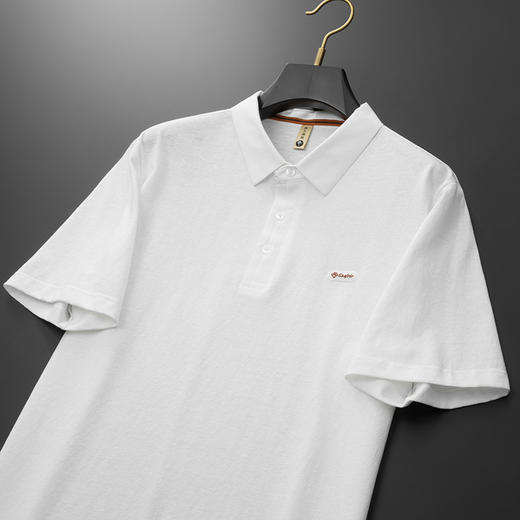【DG】大依优型大码男装夏季短袖polo衫加肥加大棉麻商务休闲短恤上衣 商品图4