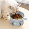 摩登主妇可爱猫碗狗碗高颜值宠物碗碟陶瓷大口径吃饭喝水专用食盆 商品缩略图2