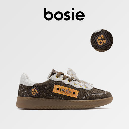 【bosie伯喜新款时尚休闲帆布德训鞋】秒变街头潮人穿搭神器这配色！这颜值！三色可选~ 商品图1