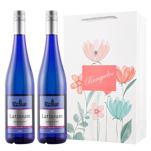 疯抢中！！【德国原瓶进口】Latinium琼瑶浆白葡萄酒 半甜型10.5vol 750ml/瓶 送手提礼袋 商品图13