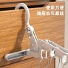 折叠免打孔晾衣架晾晒挂衣架多功能五孔衣架设计便携旅行现代简约 商品缩略图2