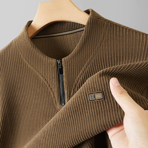 【DDP】大依优型大码男装U型领卫衣百搭休闲舒适打底衫上衣加肥加大码 商品图3