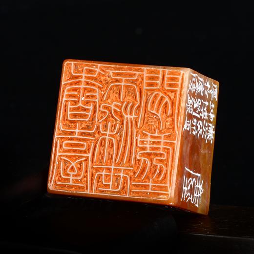 闲章孤品26022:刘银厚篆刻“香台不染世间尘”闲章老挝石 练字落款 送礼佳品 商品图3