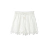 谜底松紧腰短裤2026夏新品蕾丝刺绣抽绳清爽显瘦裤子女262MK0514 商品缩略图4