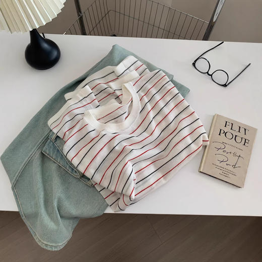 清透感莱赛尔亚麻针织防晒罩衫！女26春秋韩版宽松圆领冰丝长袖上衣！ 商品图2