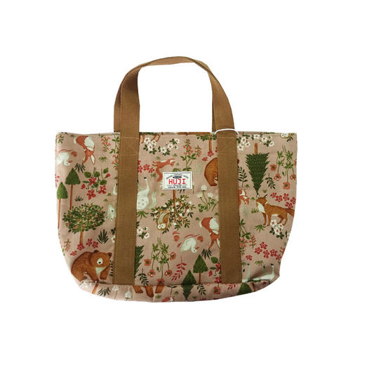 HUJI祤集Sneaky中号手提包插画动物系列 商品图1
