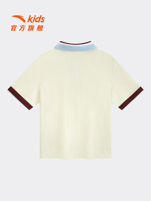 【精英文化】安踏儿童女大童潮流系列夏季编织衫362628106 商品图1