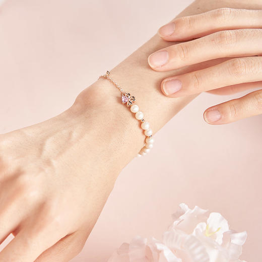 大英博物馆 欧洲文化艺术系列 粉色梦境 磁吸可开合两戴项链  粉色梦境珍珠手链 商品图7