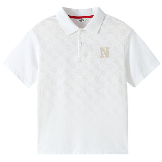 【实体店同款】男童翻领短袖针织衫夏季新款安奈儿童装AB621119 商品图7