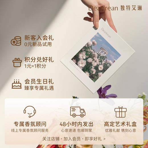 【侯明昊同款】DearIrean 独特艾琳香氛长效保湿滋润香氛手护礼盒（35ml+10ml）（官方自营） 商品图2