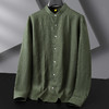 【DG】【亚麻】大依优型大码男装春季长袖翻领衬衫亚麻商务休闲百搭上衣T恤 商品缩略图3