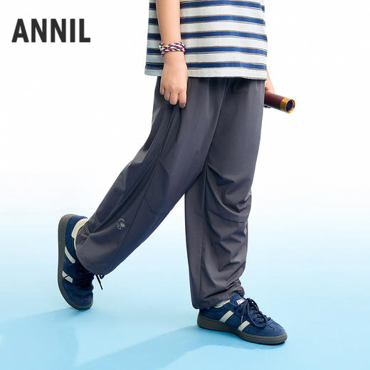 【实体店同款】男童全腰梭织单裤夏季新款安奈儿童装AB626152 商品图2