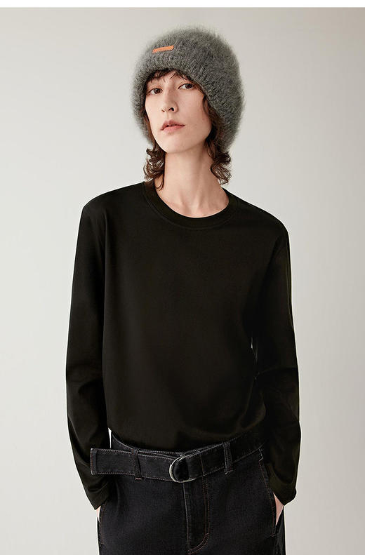 【高品质私服】【IC棉针织布长袖T恤】细腻光洁，纹理清晰，亲肤舒适G1630-CC【无标出货 介意慎拍】 商品图8