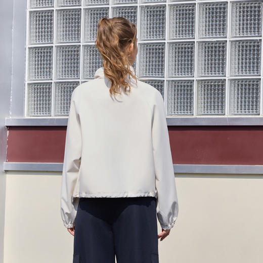 半身缘女装 春季宽松版防盗口袋立领夹克外套261113U01340038 商品图4