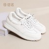 信诺真皮平底德训鞋女鞋2026年春季新款中年妈妈鞋软底运动小白鞋6C5261-1 商品缩略图7