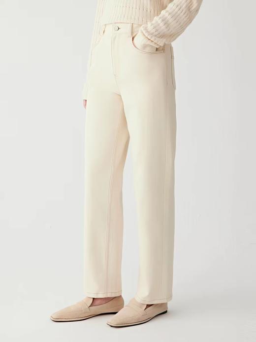 小禾同步神仙百穿四面弹显瘦烟管小白裤 商品图9