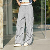 商场同款|森马休闲裤女夏凉感防晒宽松阔腿裤花边2026新款工装裤 商品缩略图2