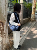 nothe Case布然/NC253102/「旷野铃兰」复古拼接牛角包单肩 商品缩略图1
