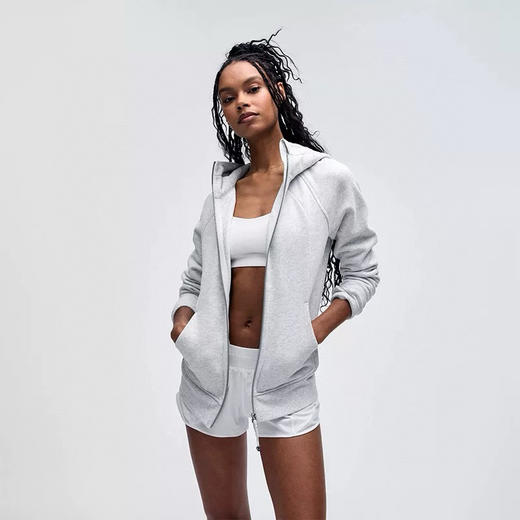 点此购买 lulu露露Scuba春秋季女士拉链连帽开衫 bk 341582 商品图13