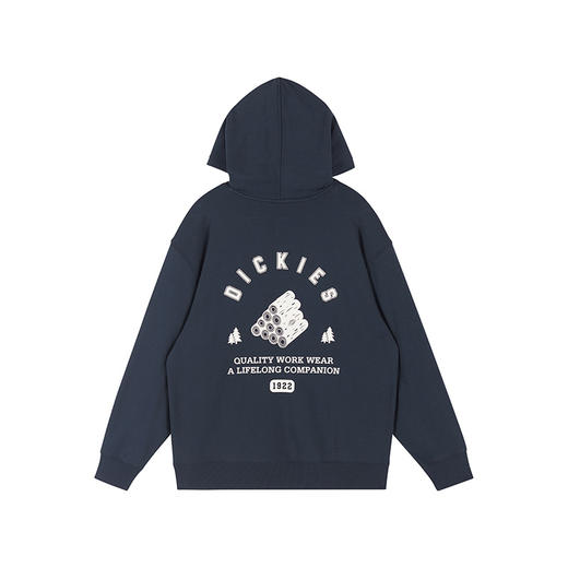 Dickies背后包针绣趣味图案连帽卫衣 宽松长袖毛圈布套头帽衫 DK0A88QZ 商品图1