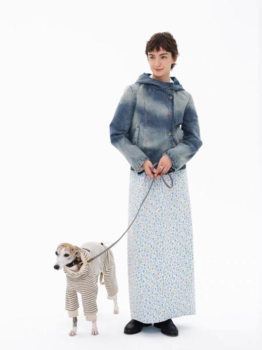 local tag/lt26ssk02/春日絮语 印花针织双面裙 商品图3