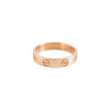 【95新】Cartier卡地亚LOVE系列B4085250玫瑰金窄版无钻LOVE戒指50号中性款020326NJS16 商品缩略图0