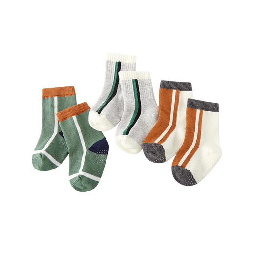 英氏秋冬新款加厚中筒袜3双装5A抑菌YIWBJ32137A 商品图2