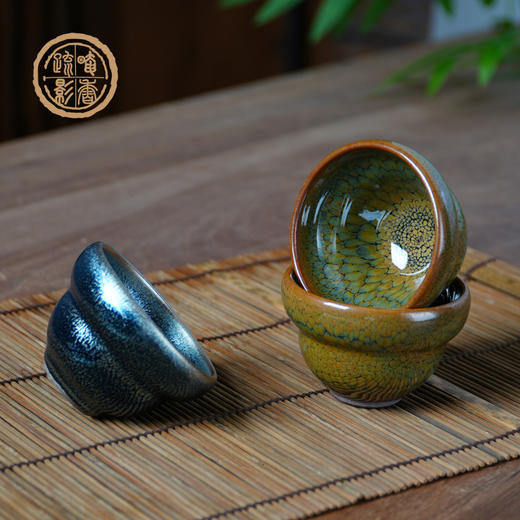 隐毫茶盏/福禄杯/传统柴烧工艺陶瓷建盏个人杯主人杯品茗杯 商品图4