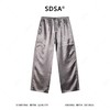 SDSA男装2026新款高贵轻奢时尚纯色慵懒风垂感宽松衬衫阔腿裤套装 商品缩略图4