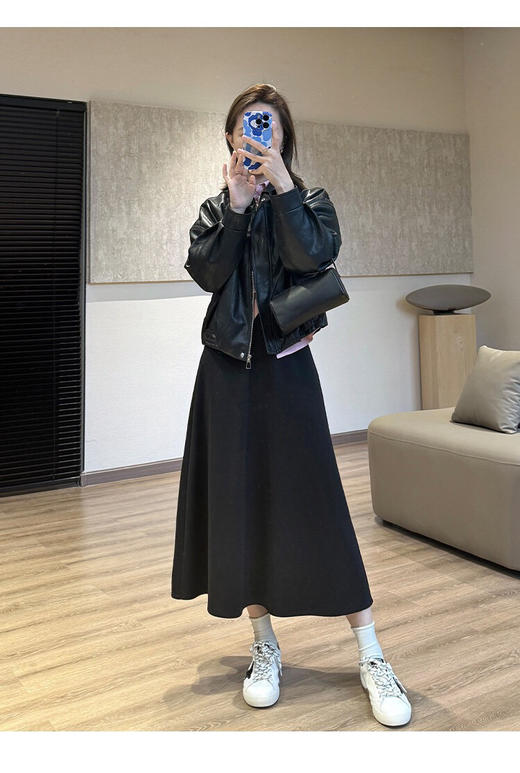 YAW8840羊毛半身裙 商品图3