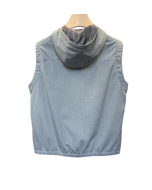 男款刺绣连帽马甲背心hu006 商品图1