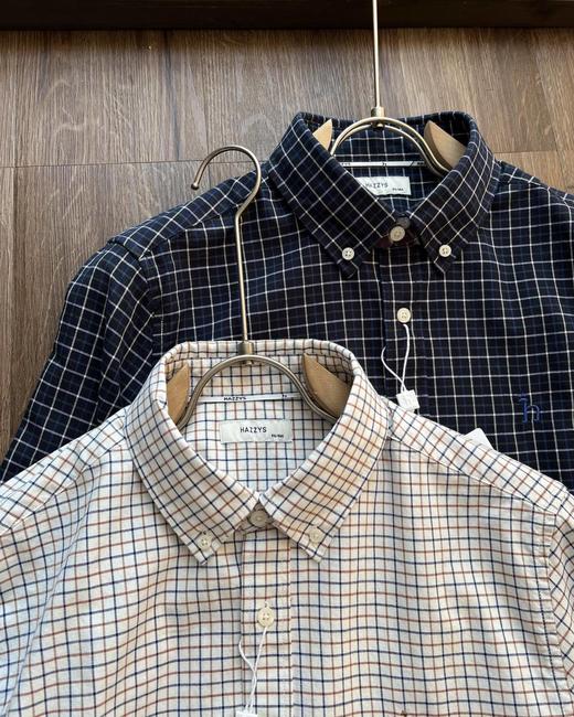 点此购买 哈吉斯春秋季男士时尚休闲百搭通勤长袖衬衫 ggd 341699 商品图11