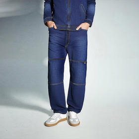 Dickies【田嘉瑞同款】宽松直筒牛仔裤男阔腿双膝休闲工装长裤 DK0A88RQ