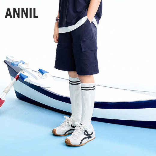 【实体店同款】男童全腰针织中裤夏季新款安奈儿童装AB626157 商品图2