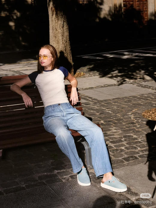 39-10免带品 勃肯全新papillio系列 软木拼EVA厚底 半包勃肯拖鞋 准码选 肥脚无惧 缓震舒适 商品图3