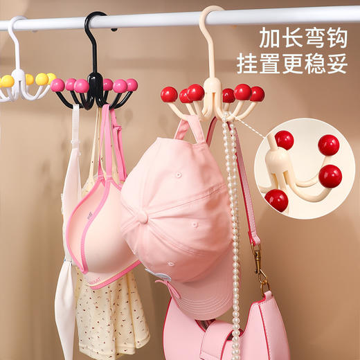 多功能六爪挂钩挂包架包包内衣吊带衣帽挂钩宿舍衣柜收纳宿舍神器 商品图2