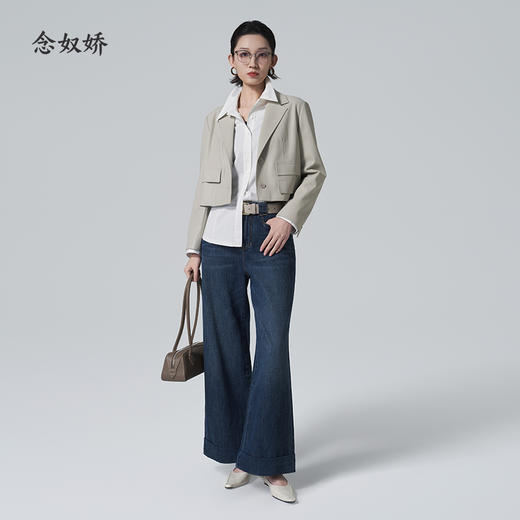 【商场同款】CNX6309 “ 蛋白皮西装 ” 轻奢好穿 显高显瘦 精干利落 修饰肩型 商品图2