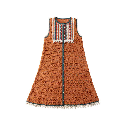 苏苏姐家云上牧歌比甲手工DIY钩针开衫外套毛线团自制材料包 商品图4