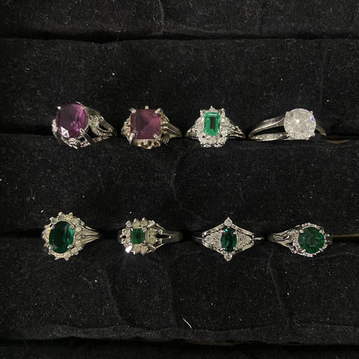 日本中古戒指 八款入 N297 商品图0