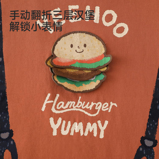 【100%精梳棉】英氏儿童衣服男童夏季百搭短袖圆领T恤纯棉卡通休闲套头衫 商品图2